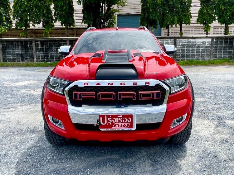 Ford Ranger 2018 2.0 Hi-Rider XLT Pickup ดีเซล ไม่ติดแก๊ส เกียร์ธรรมดา แดง รูปที่ 2