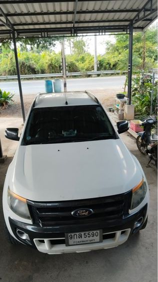 รถ Ford Ranger 2.2 Hi-Rider Wildtrak สี ขาว