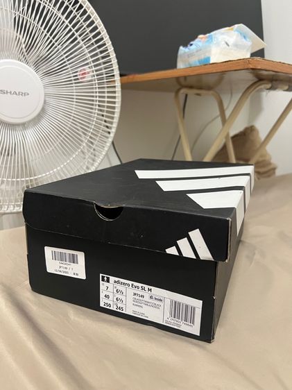 Adidas adizero evo sl สีดำ  รูปที่ 3