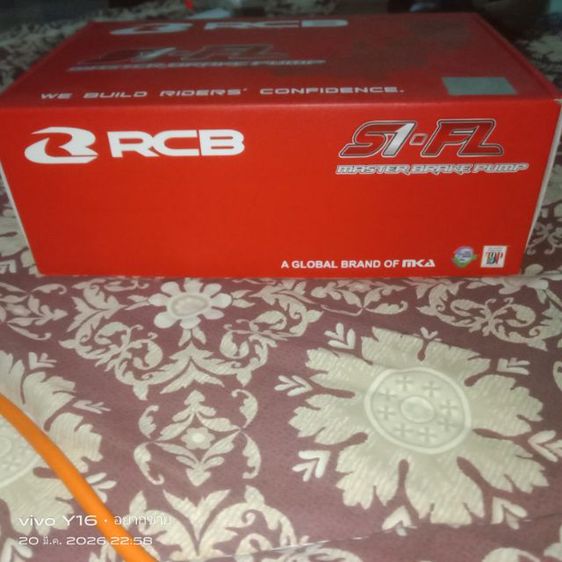 ปั้มเบรคบนแบรนRCB รุ่นS1-FL ขนาดลูกสูบ17mm(ข้างขวา) ของแท้ อุปกรณ์ครบพร้อมติดตั้ง ของใหม่ไม่เคยใช้งาน
 รูปที่ 8