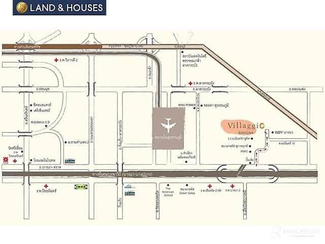 Land and Houses 2016 ตกแต่งครบ ใช่ วิลลาจจิโอ-บางนา กม.26 21.9ตรว. รูปที่ 2