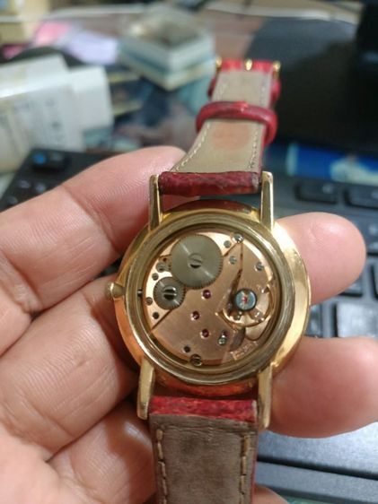 Vintage Stowa Classic Slim gold Mens Watch Swiss made 1965-70's gold 10 micron ระบบไขลาน 2 เข็มครึ่ง ชนาด 34-35มม.คลาสสิคบางเฉียบ เครื่องทอง รูปที่ 2