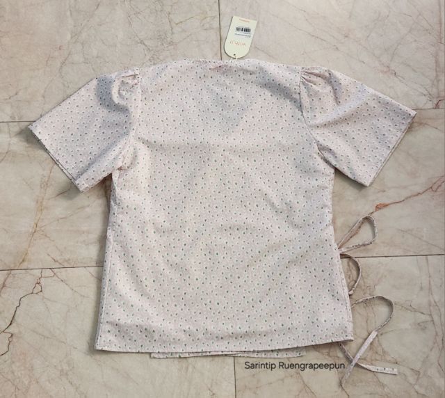 with.it-TPW1094 bloom waist rope Pink freesize เสื้อผู้หญิงป้ายผูกเอว รูปที่ 7