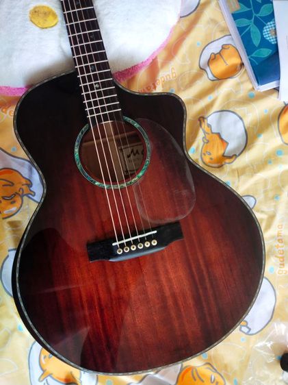 กีต้าร์โปร่ง All solid mahogany most m-303 รูปที่ 5