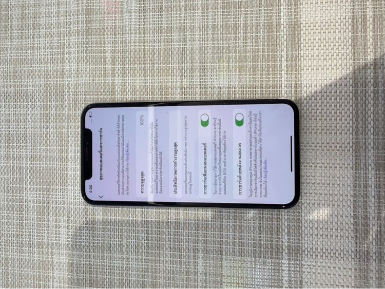 iPhone X 64 หน้าจอมีรอยขนแมว ใช้งานปกติทุกอย่าง รูปที่ 5