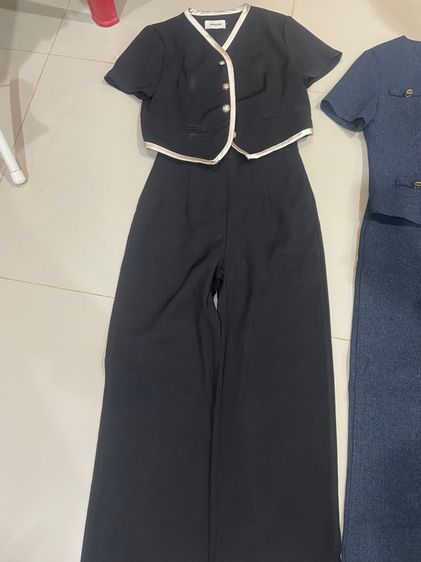 แขนสั้น S เดรส | จั๊มสูท อื่นๆ ชุดทำงานสีดำ