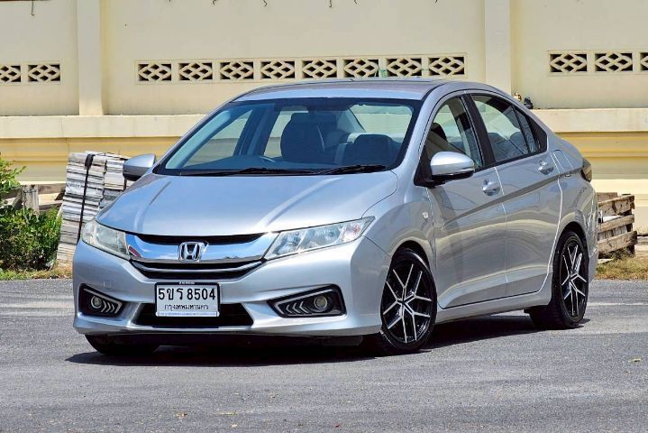 Honda City 2014 1.5 S Sedan เบนซิน ไม่ติดแก๊ส เกียร์ธรรมดา เทา