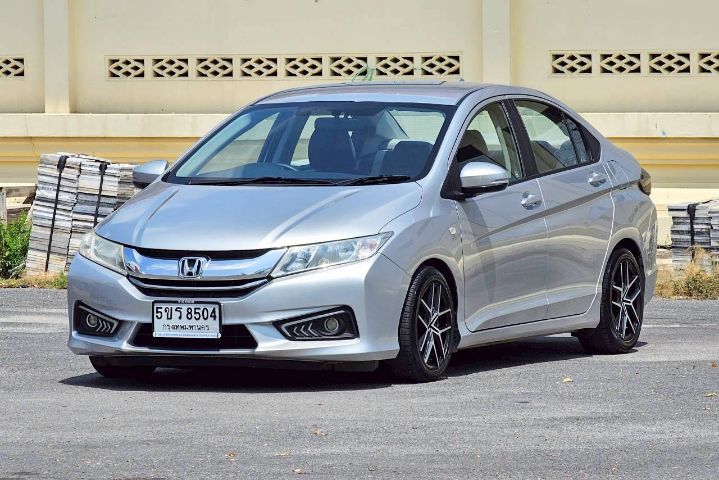 Honda City 2014 1.5 S Sedan เบนซิน ไม่ติดแก๊ส เกียร์ธรรมดา เทา รูปที่ 4