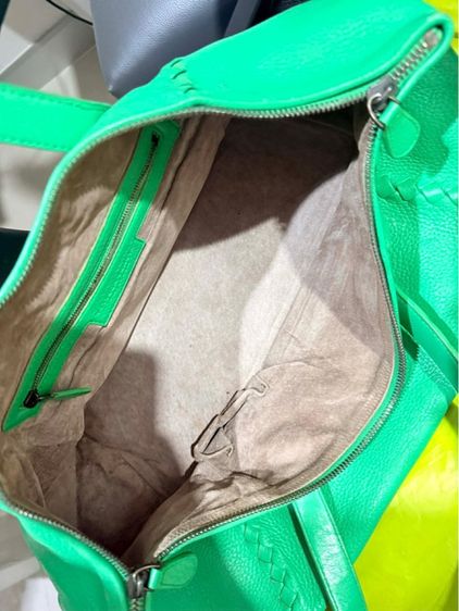 Bottega Veneta Green Cervo Deerskin Handbag รูปที่ 2