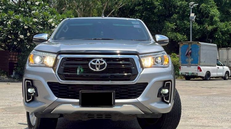 Toyota Hilux Revo 2018 2.8 G 4WD Pickup ดีเซล ไม่ติดแก๊ส เกียร์อัตโนมัติ เทา รูปที่ 2