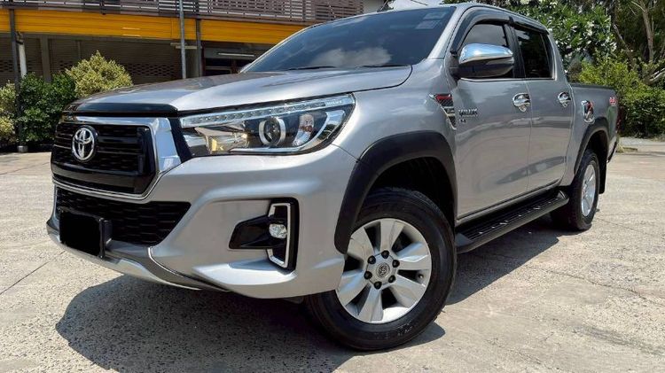 Toyota Hilux Revo 2018 2.8 G 4WD Pickup ดีเซล ไม่ติดแก๊ส เกียร์อัตโนมัติ เทา รูปที่ 3