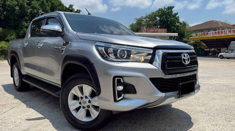 Toyota Hilux Revo 2018 2.8 G 4WD Pickup ดีเซล ไม่ติดแก๊ส เกียร์อัตโนมัติ เทา รูปที่ 4