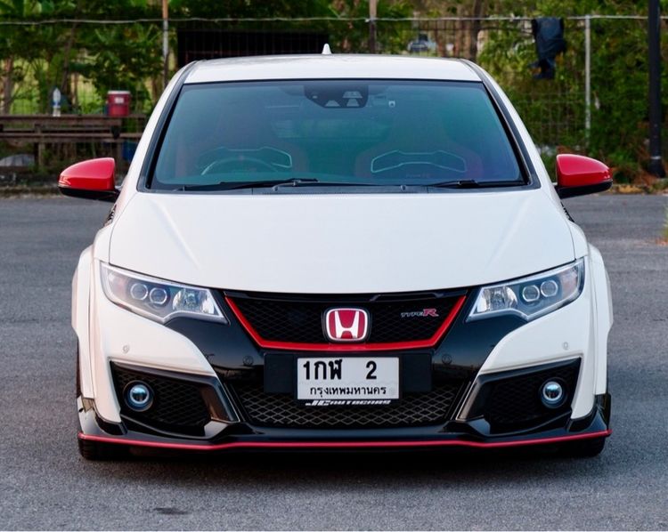 Honda Civic 2017 2.0 Type R Sedan เบนซิน ไม่ติดแก๊ส เกียร์ธรรมดา ขาว รูปที่ 2