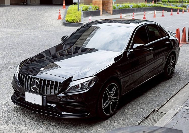 Mercedes-Benz C-Class 2016 C350e Sedan เบนซิน ไม่ติดแก๊ส ดำ รูปที่ 2