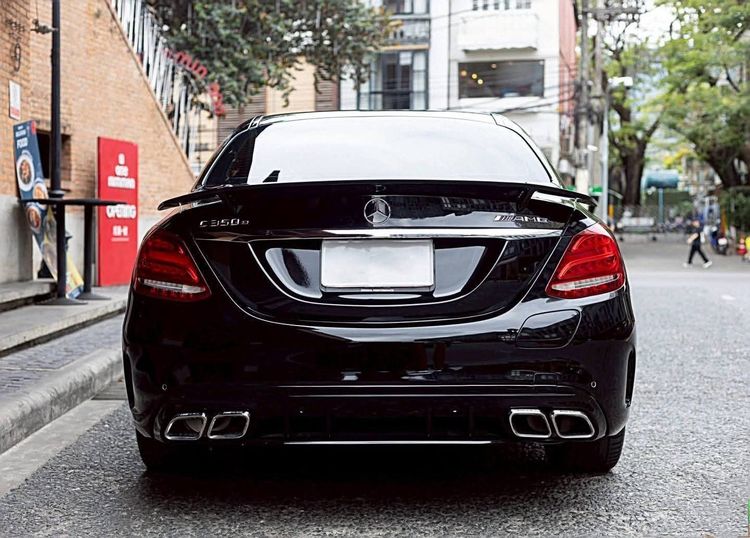 Mercedes-Benz C-Class 2016 C350e Sedan เบนซิน ไม่ติดแก๊ส ดำ รูปที่ 4