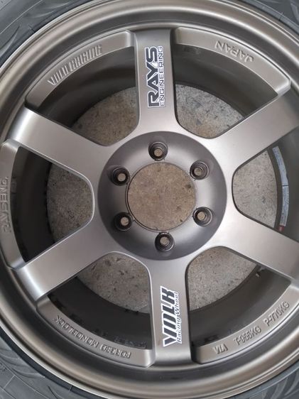 แม็ก te37 กว้าง 9 ออฟ 0 สีน้ำตาลเข้ม พร้อมยาง Nitto ปลายปี 20 รูปที่ 3