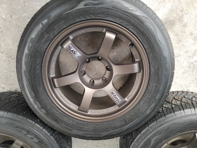 แม็ก te37 กว้าง 9 ออฟ 0 สีน้ำตาลเข้ม พร้อมยาง Nitto ปลายปี 20 รูปที่ 6