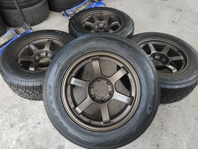 แม็ก te37 กว้าง 9 ออฟ 0 สีน้ำตาลเข้ม พร้อมยาง Nitto ปลายปี 20 รูปที่ 2