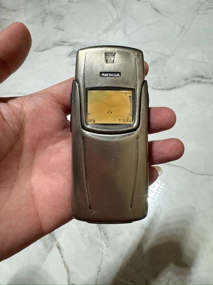 NOKIA 8910i ตัวหายาก ตัวเก็บ ตัวเครื่องไทเทเนี่ยมขัดเงา ขัดเองครับ เครื่องเดิมศูนย์ไทย