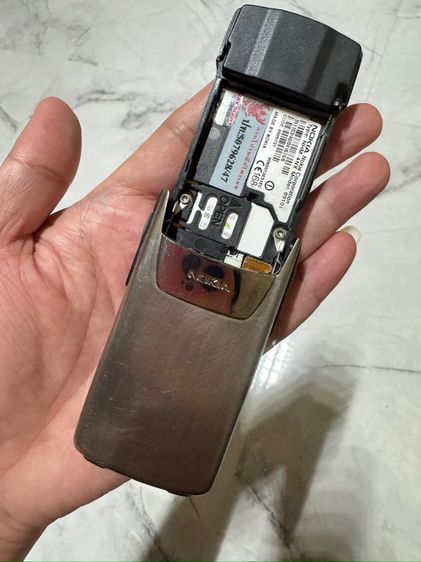 NOKIA 8910i ตัวหายาก ตัวเก็บ ตัวเครื่องไทเทเนี่ยมขัดเงา ขัดเองครับ เครื่องเดิมศูนย์ไทย รูปที่ 5