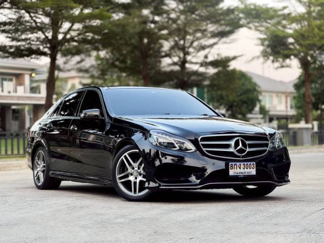 Mercedes-Benz E-Class 2015 E300 2.0 AMG Dynamic Sedan ดีเซล ไม่ติดแก๊ส เกียร์อัตโนมัติ ดำ รูปที่ 2