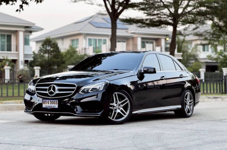 Mercedes-Benz E-Class 2015 E300 2.0 AMG Dynamic Sedan ดีเซล ไม่ติดแก๊ส เกียร์อัตโนมัติ ดำ รูปที่ 3