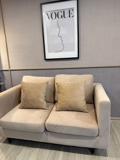 โซฟา 2 ที่นั่ง + หมอนอิง 2 ใบ รูปที่ 5