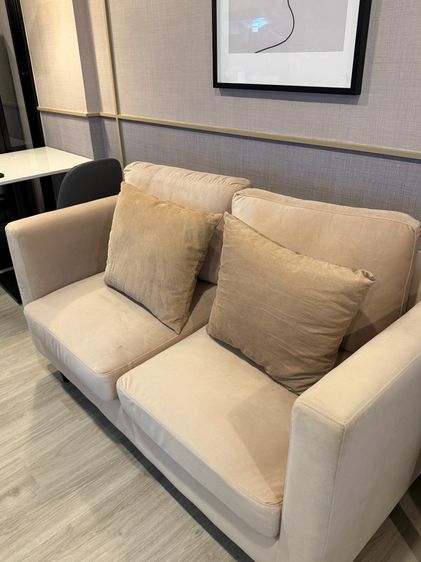 โซฟา 2 ที่นั่ง + หมอนอิง 2 ใบ รูปที่ 3