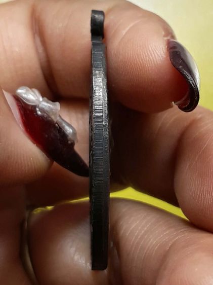 เหรียญหลวงพ่อทองมา วัดสว่างท่าสี ทองแดงรมดำ รูปที่ 3