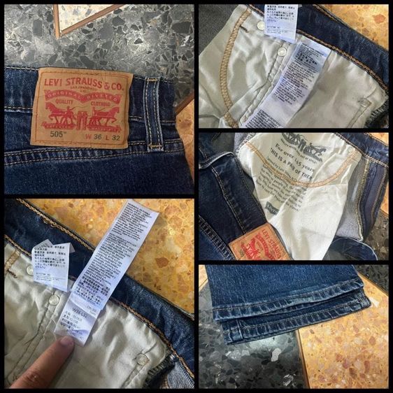 📌LEVI’S 505👖 เอว36-37 รูปที่ 6