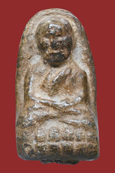 พระเนื้อว่าน หลวงพ่อทวด วัดช้างให้ พิมพ์พระรอด ปี 2497 รูปที่ 9