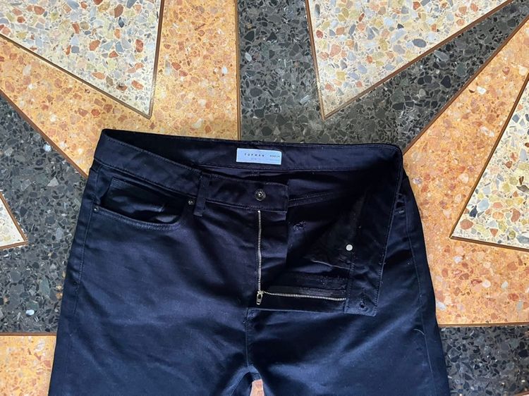 🔻TOPMAN👖 -Super black เอว34-35 รูปที่ 3