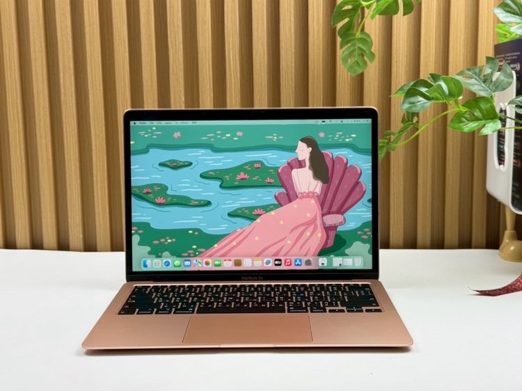 Apple แมค โอเอส 8 กิกะไบต์ อื่นๆ ไม่ใช่ MacBook Air 13-inch 2020 Ram8GB SSD256GB Gold