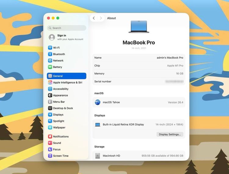 MacBook Pro 14-inch M1Pro Ram16GB SSD1TB SpaceGray  รูปที่ 12
