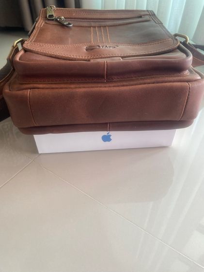 กระเป๋าสะพายหนังวัวแท้ทั้งใบสวยมาก รูปที่ 15