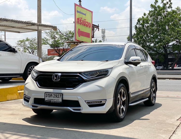 Honda CR-V 2018 1.6 DT EL 4WD Utility-car ดีเซล ไม่ติดแก๊ส เกียร์อัตโนมัติ ขาว รูปที่ 3