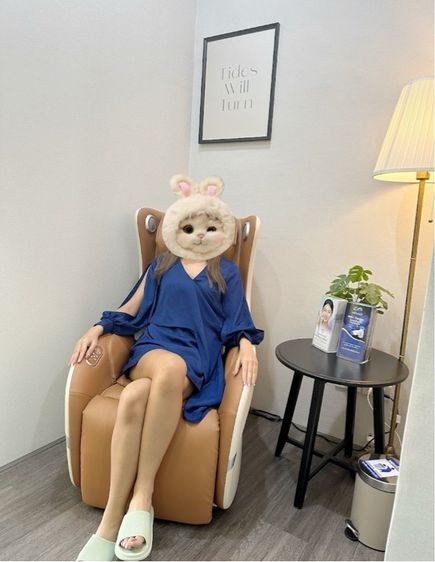 เก้าอี้นวดไฟฟ้า RESTER รุ่น Rocket สีน้ำตาล หนังสวยมาก รูปที่ 2