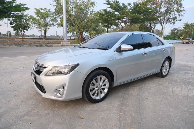Toyota Camry 2012 2.5 Hybrid Sedan ไฮบริด ไม่ติดแก๊ส เกียร์อัตโนมัติ บรอนซ์เงิน รูปที่ 3