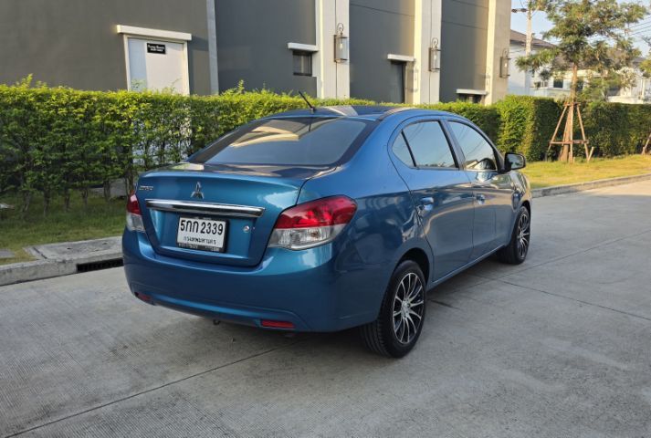 Mitsubishi Attrage 2016 1.2 GLX Sedan เบนซิน ไม่ติดแก๊ส เกียร์อัตโนมัติ น้ำเงิน รูปที่ 4