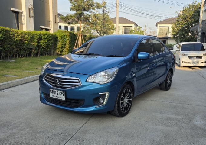 Mitsubishi Attrage 2016 1.2 GLX Sedan เบนซิน ไม่ติดแก๊ส เกียร์อัตโนมัติ น้ำเงิน รูปที่ 3