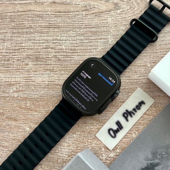 อายุ 1.5 เดือน Apple Watch Ultra 3 Black แบต 100 ประกันยาวๆ 10.5 เดือน ใส่ซิม ติดฟิล์มจอ สวยใสไม่มีรอย ซื้อ AppleCare ได้ รูปที่ 3