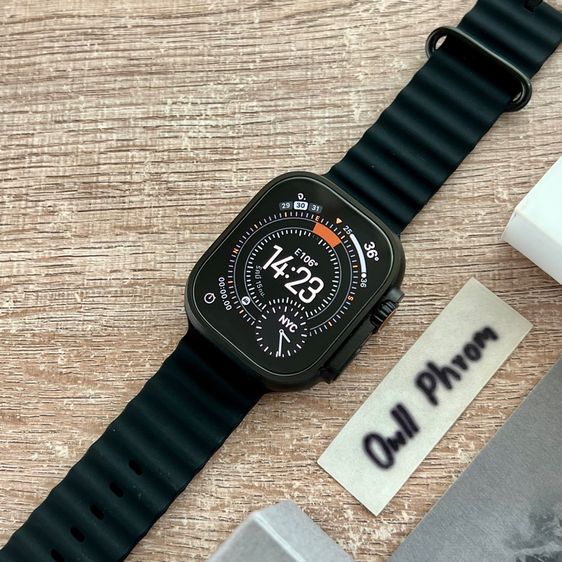 อายุ 1.5 เดือน Apple Watch Ultra 3 Black แบต 100 ประกันยาวๆ 10.5 เดือน ใส่ซิม ติดฟิล์มจอ สวยใสไม่มีรอย ซื้อ AppleCare ได้ รูปที่ 2
