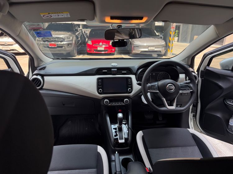 Nissan Almera 2020 1.0 V Sedan เบนซิน ไม่ติดแก๊ส เกียร์อัตโนมัติ ขาว รูปที่ 3