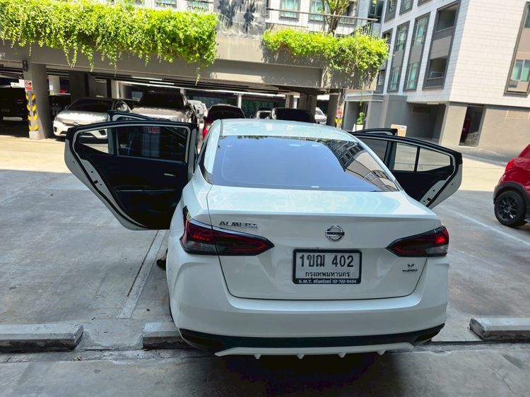 Nissan Almera 2020 1.0 V Sedan เบนซิน ไม่ติดแก๊ส เกียร์อัตโนมัติ ขาว รูปที่ 4