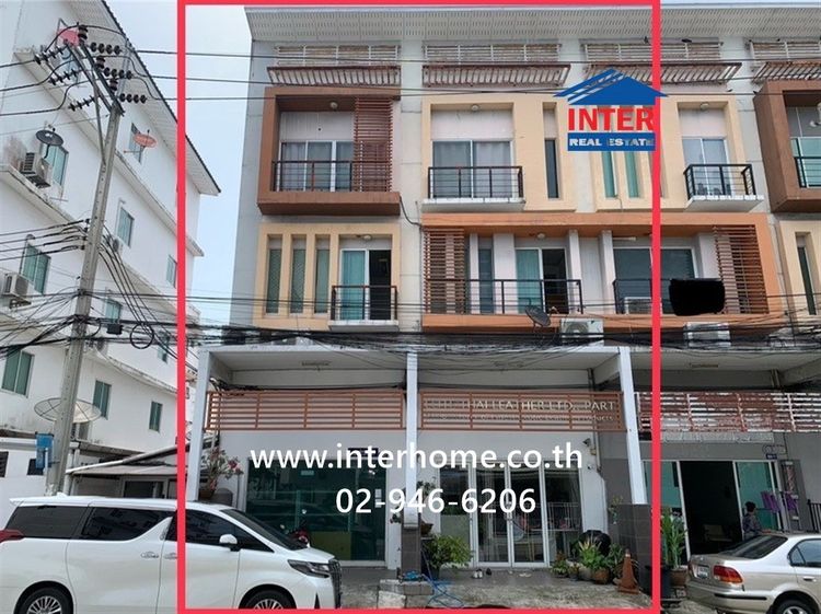 โฮมออฟฟิศ 4 ชั้น 17.7 ตร.ว. หมู่บ้านอาร์เคพาร์ครามอินทรา-คู้บอน ใกล้ซาฟารีเวิลด์ ซอยเลียบคลองสอง24 (ซอย6) ถนนรามอินทรา ถนนเลียบคลองสอง