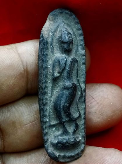 พระลีลาข้างเม็ด เนื้อผงผสมใบลาน ปี15 หลวงพ่อกวย จ.ชัยนาท รูปที่ 4