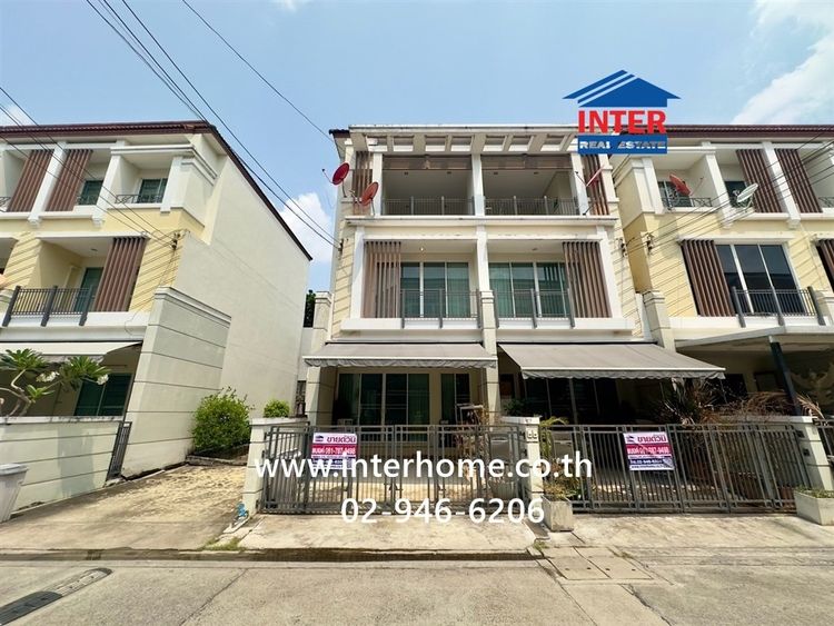ทาวน์โฮม 3 ชั้น 20.2 ตร.ว. หมู่บ้านกลางเมือง เออร์บาเนี่ยน เกษตร-นวมินทร์ 2 ซอยลาดปลาเค้า79 ถนนลาดปลาเค้า ถนนรามอินทรา เขตบางเขน กรุงเทพ