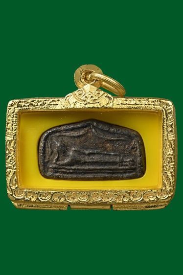 พระกรุวัดท่ายตลาด พิมพ์ไสยาสน์ สถาพสวยเก่าเดิมจากกรุ พิมพ์นี้พบน้อย