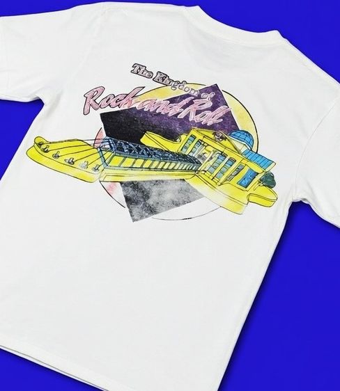 Vintage Hard Rock Cafe Orlando The Kingdom of Rock and Roll" (Heavy Tee) ช่วงปี 1990s  รูปที่ 8