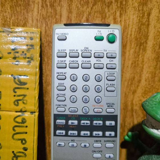 ขายรีโมทเครื่องเสียงSONY
ใช้กับ MHC V515 GRX8 LBT-LV60,VR50
สภาพสวย รางถ่านสะอาด ขาย350บาทค่าส่ง30 รูปที่ 3